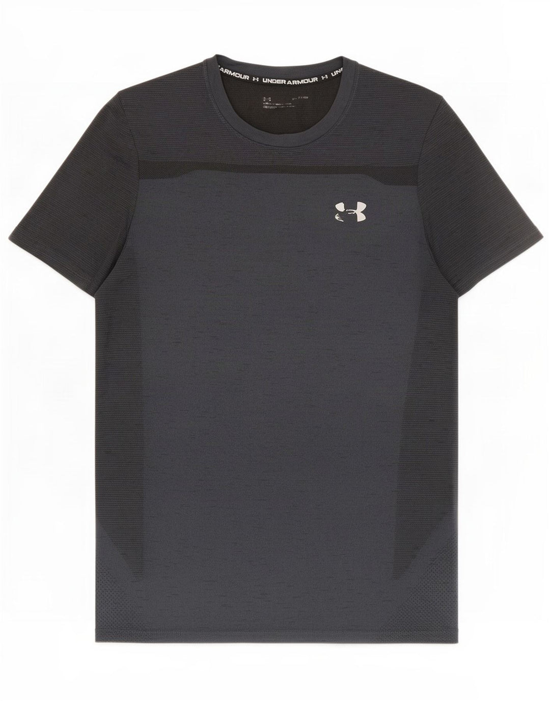 Camiseta masculina Under Armour Top médio preto manchado