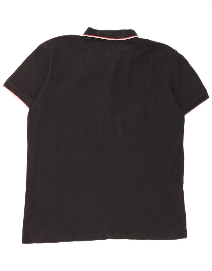 Camisa polo masculina Kappa 2XL algodão preto