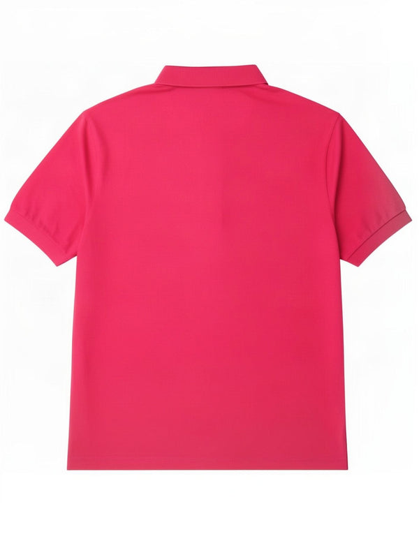 Camisa polo masculina Diadora grande algodão rosa