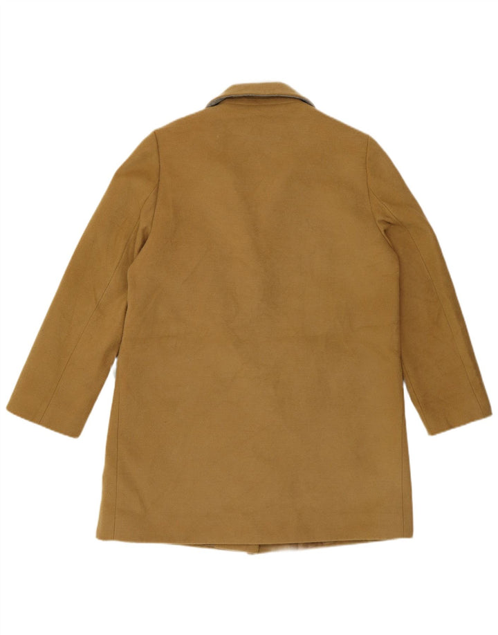 Sobretudo oversized feminino Topshop UK 10 poliéster amarelo pequeno