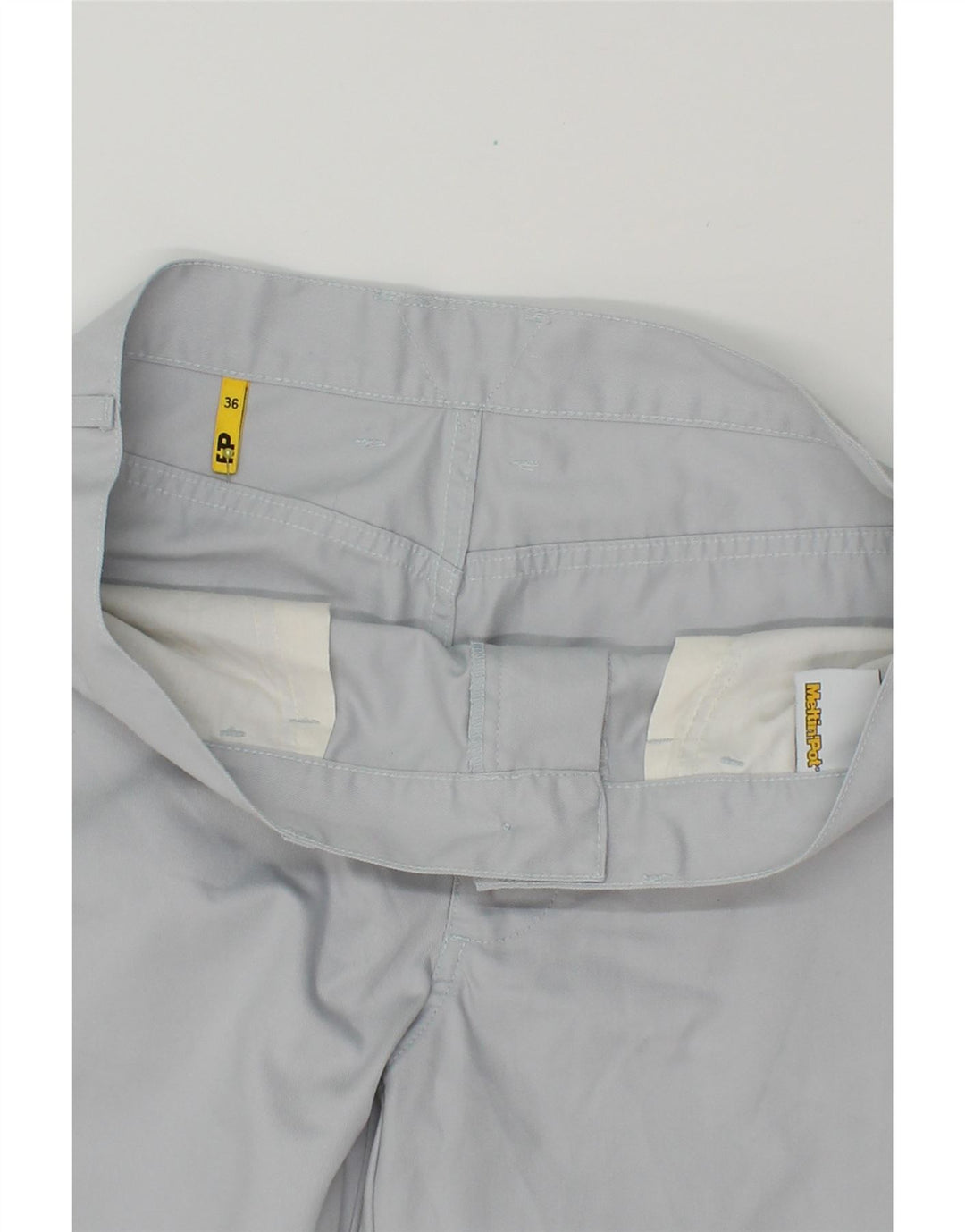 MELTIN' POT Womens Straight Casual Trousers W36 L31 Blue Cotton Vintage Meltin' Pot and Second-Hand Meltin' Pot from Messina Hembry 
