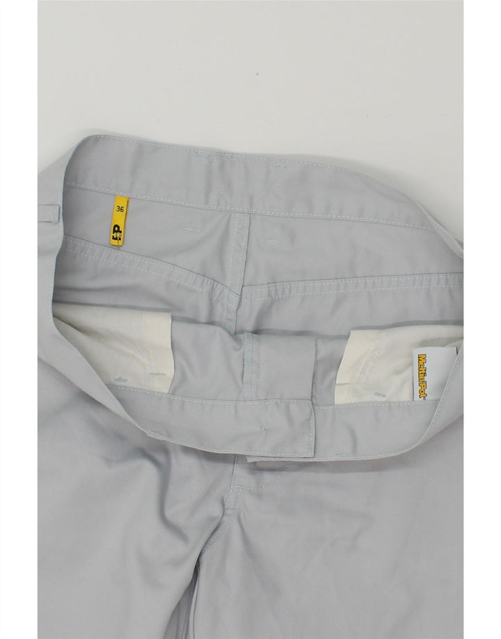 MELTIN' POT Womens Straight Casual Trousers W36 L31 Blue Cotton Vintage Meltin' Pot and Second-Hand Meltin' Pot from Messina Hembry 