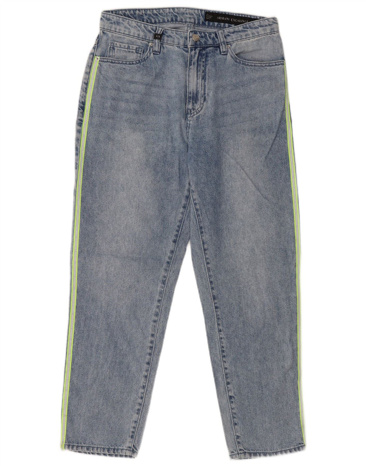 Calça Jeans Feminina Armani Exchange Boyfriend W27 L25 Azul