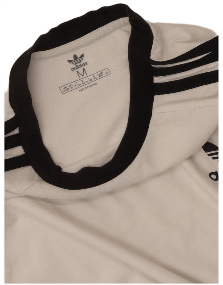 Camiseta Adidas Menino Top 11-12 Anos Médio Branco