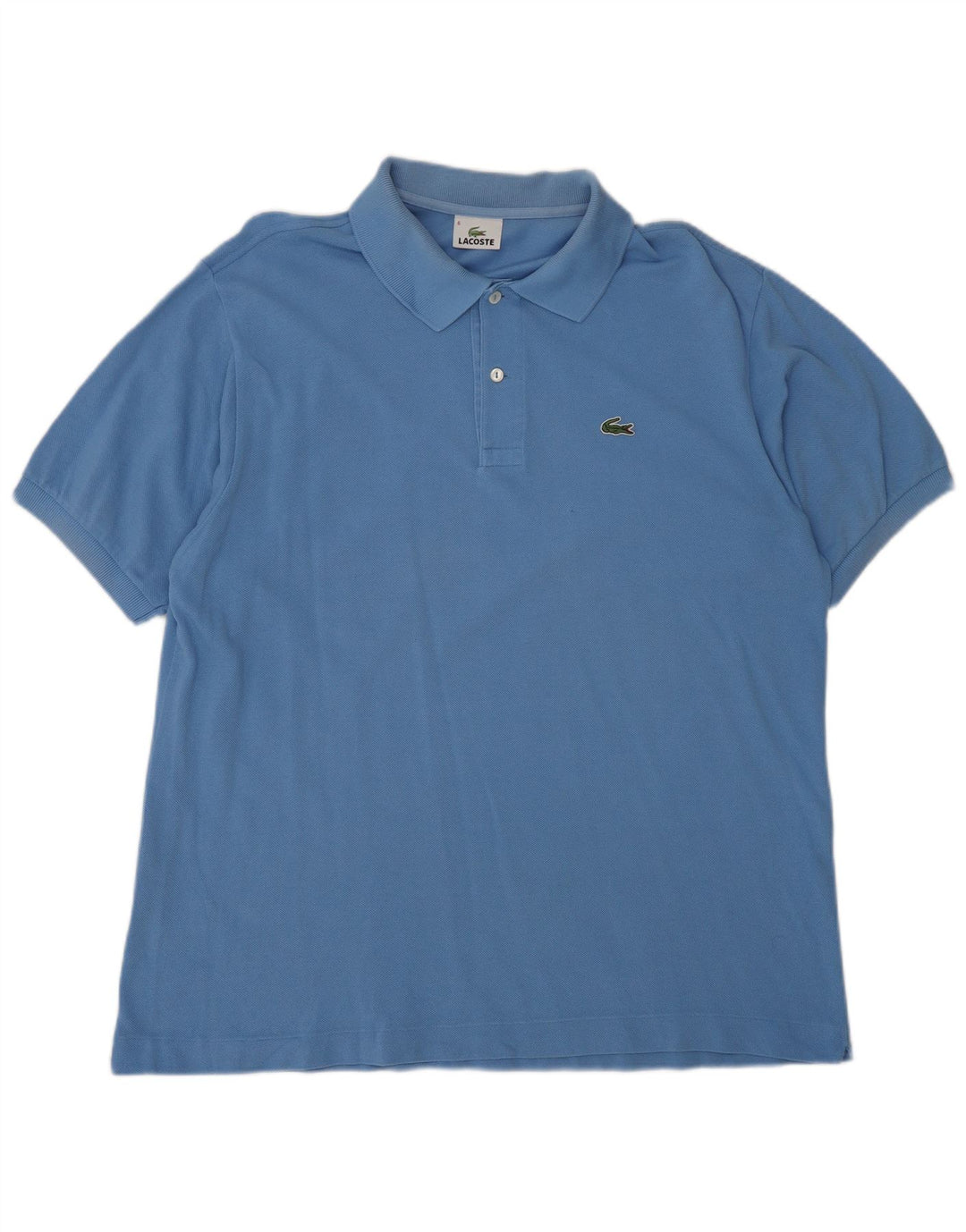 Camisa polo masculina LACOSTE tamanho 6 XL algodão azul