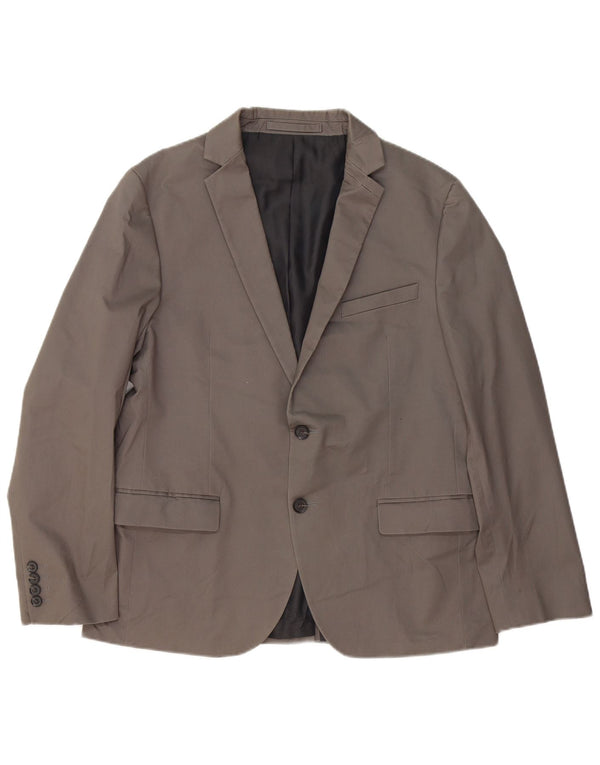 Jaqueta Blazer Marks & Spencer Masculina Autograph 2 Botões Reino Unido 42 Grande Cinza