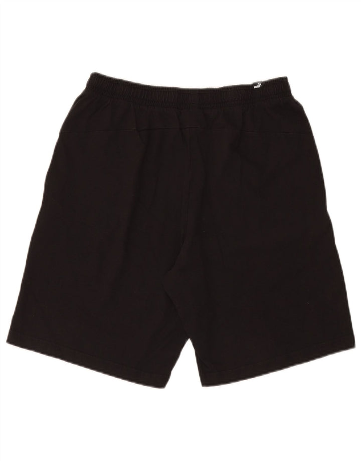 Puma Mens Graphic Sport Shorts Médio Preto