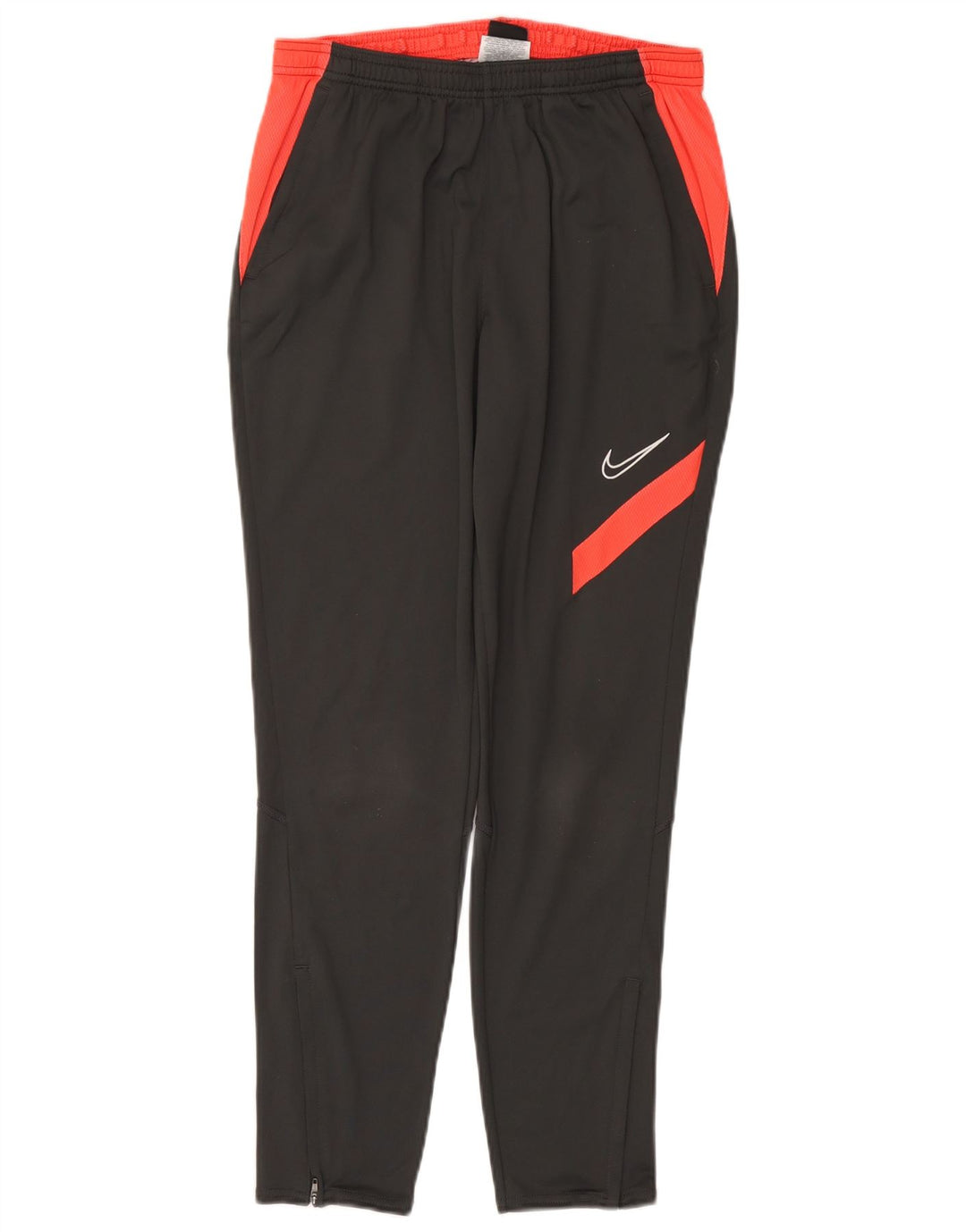 Calça de treino masculina NIKE Dri Fit cinza médio colorblock poliéster