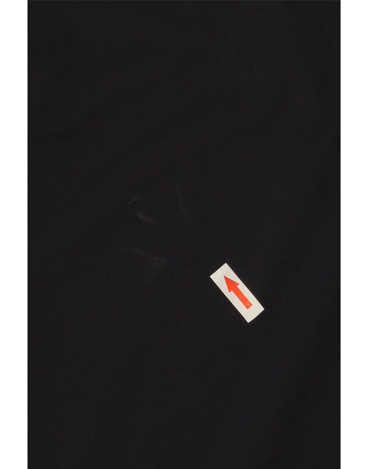 Camisa masculina Zara Slim Fit média azul marinho poliamida