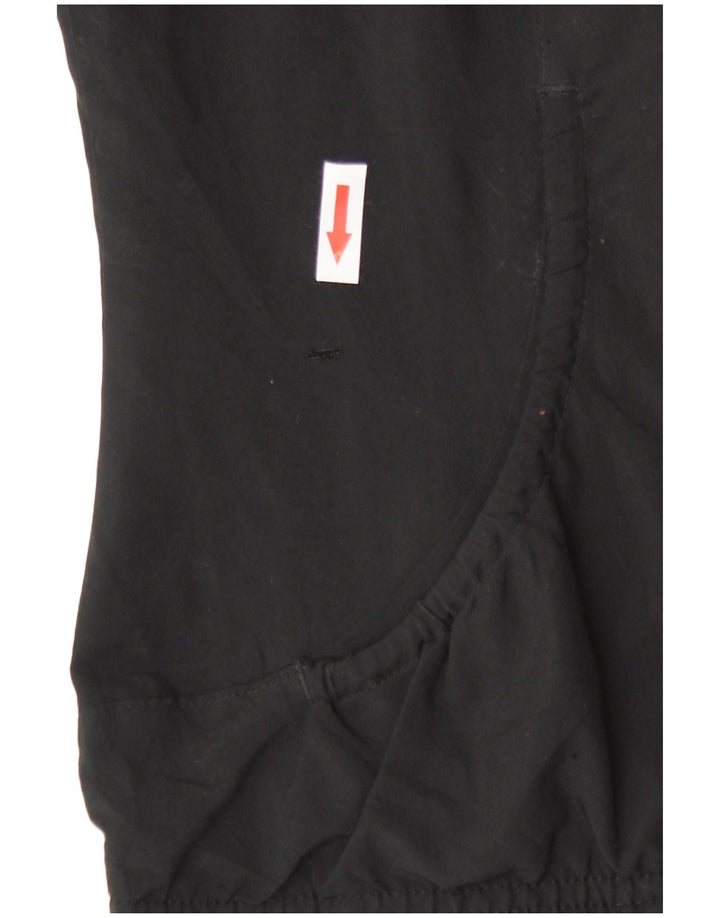 Adidas Womens Tracksuit Top Jacket UK 12 Médio Preto Poliéster