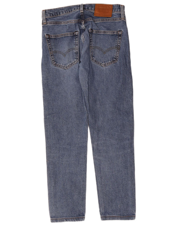 Calça jeans feminina Levi's 512 Slim Tapered W28 L26 azul algodão