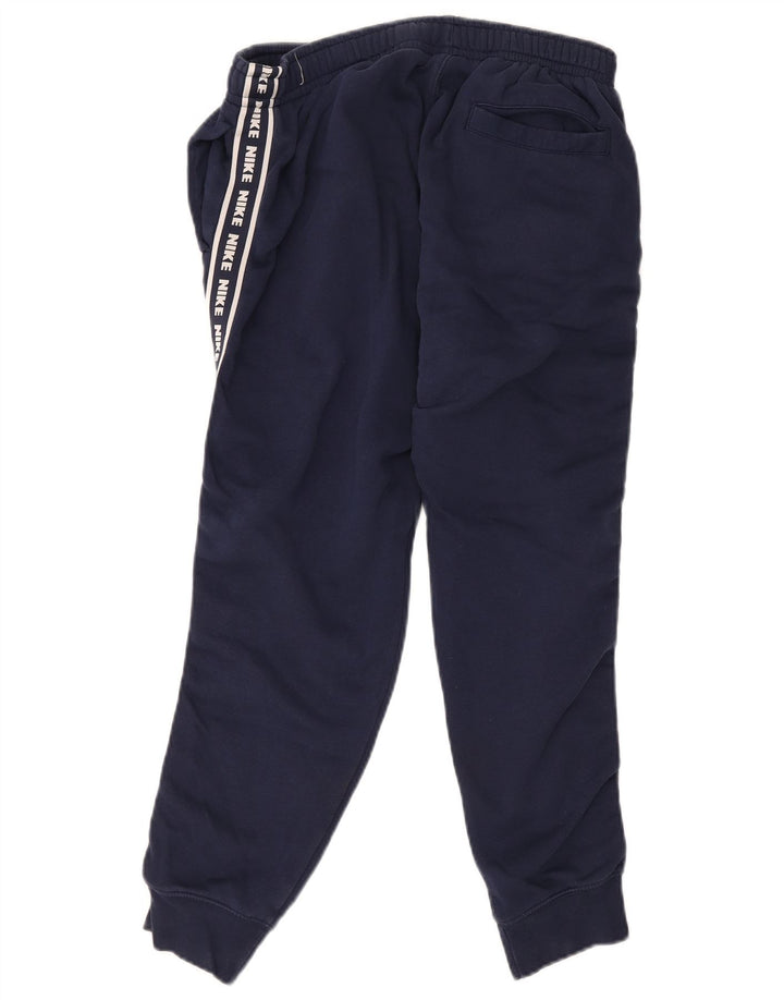 Calça esportiva Nike masculina gráfica joggers médio azul marinho algodão
