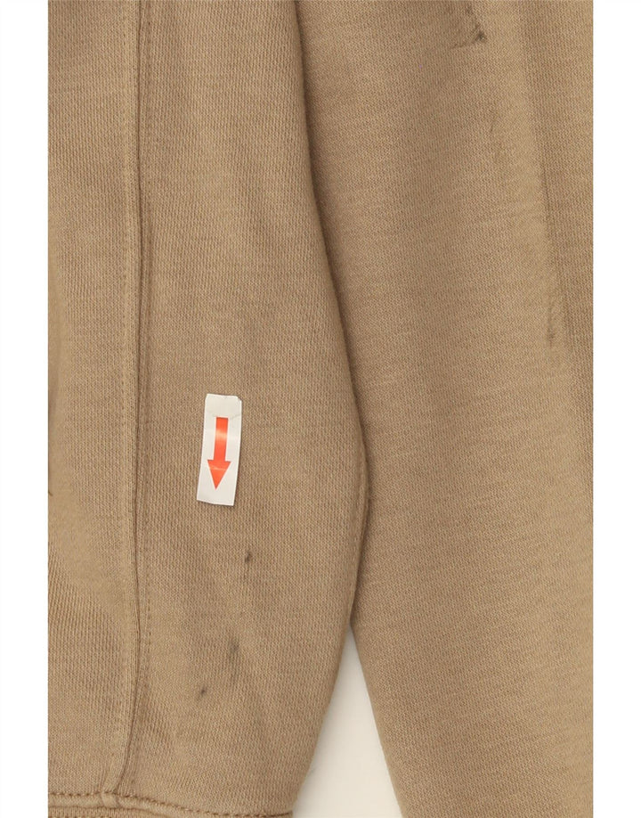 Nike Mens Hoodie Jumper Pequeno Algodão Bege