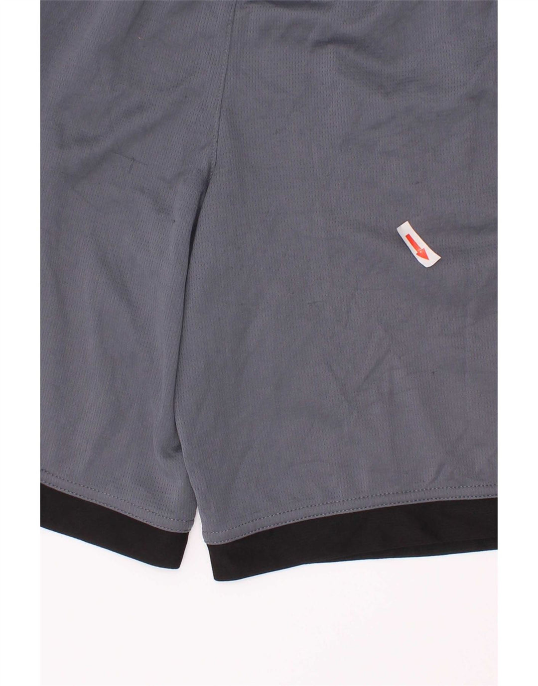 Shorts esportivos masculinos Adidas 10-11 anos médio azul colorblock poliéster