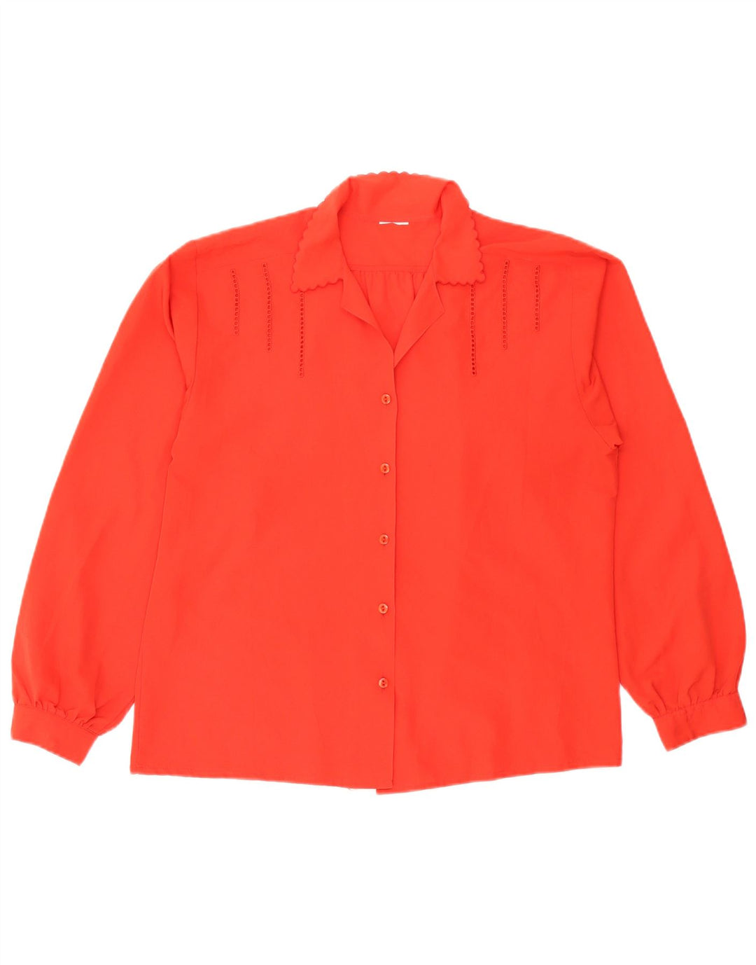 Blusa feminina vintage UK 16 grande vermelha