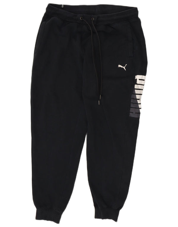 Calça esportiva masculina Puma Graphic Joggers XL algodão preto