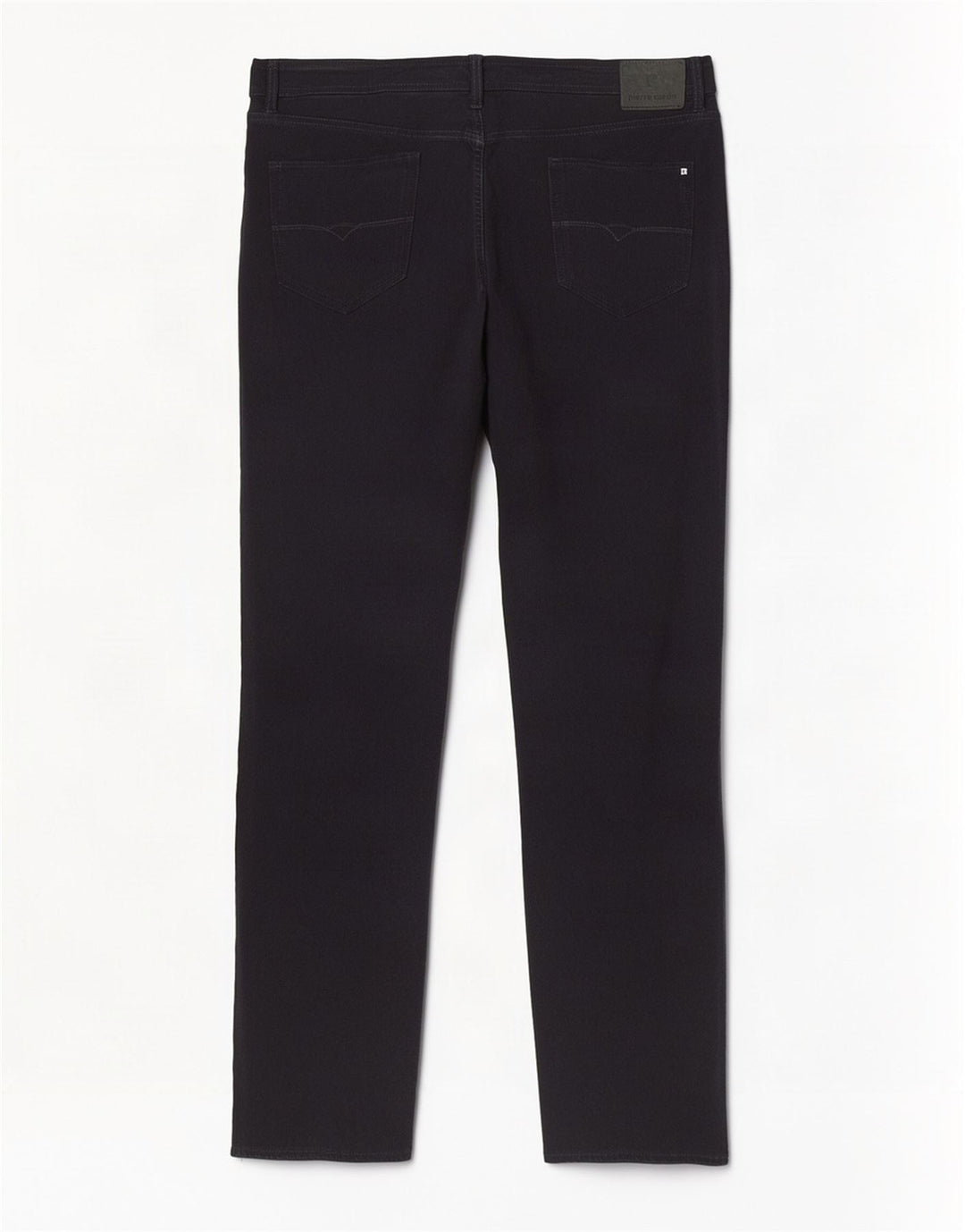Pierre Cardin Mens Straight Jeans W46 L34 Preto Poliéster