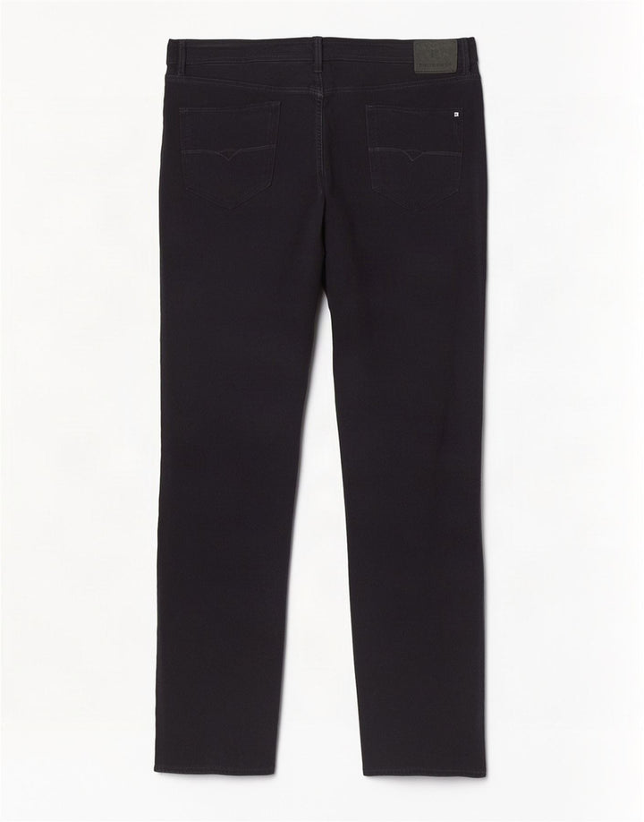 Pierre Cardin Mens Straight Jeans W46 L34 Preto Poliéster