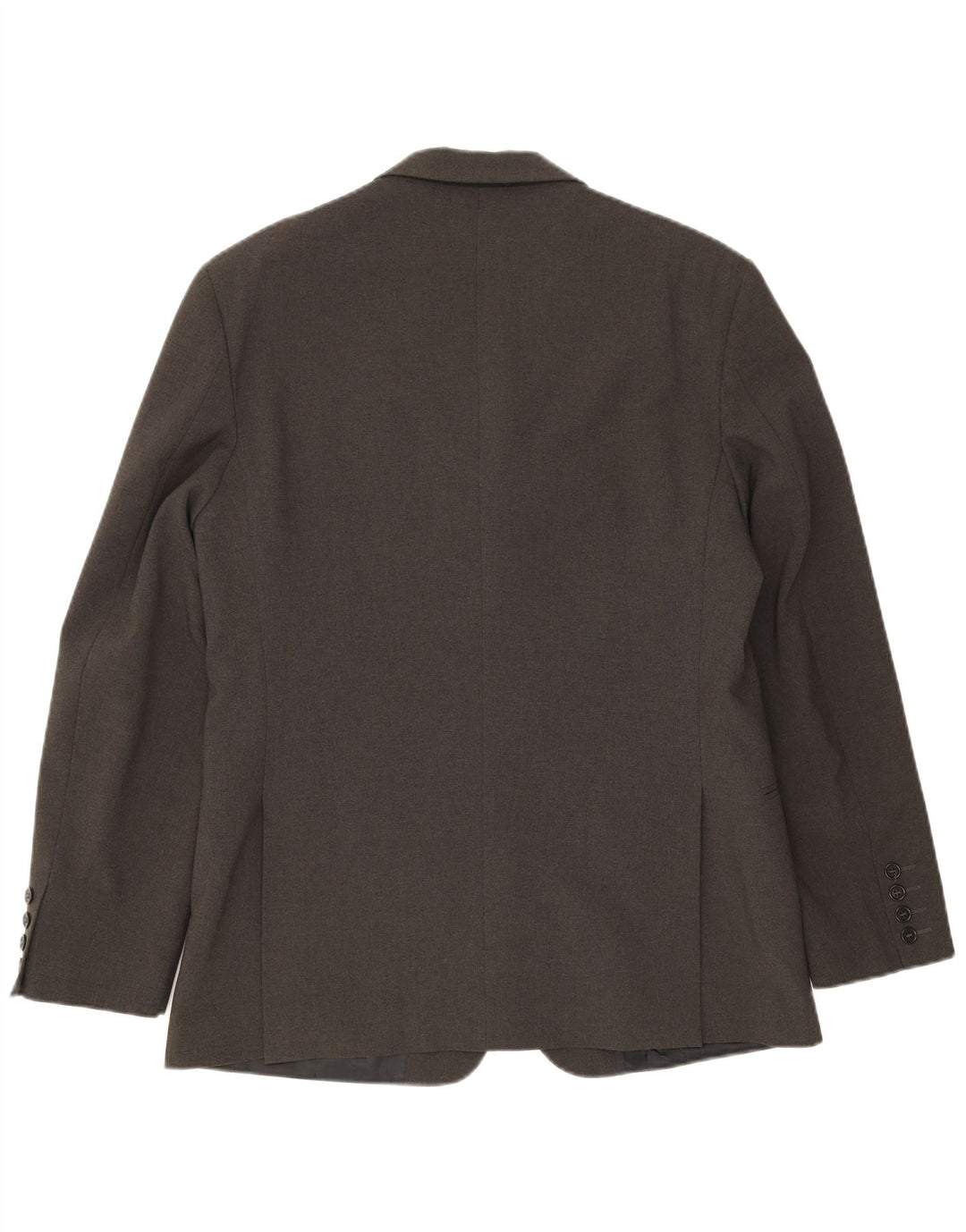 Jaqueta Blazer Sisley Masculina com 4 Botões IT 50 Grande Poliéster Cinza