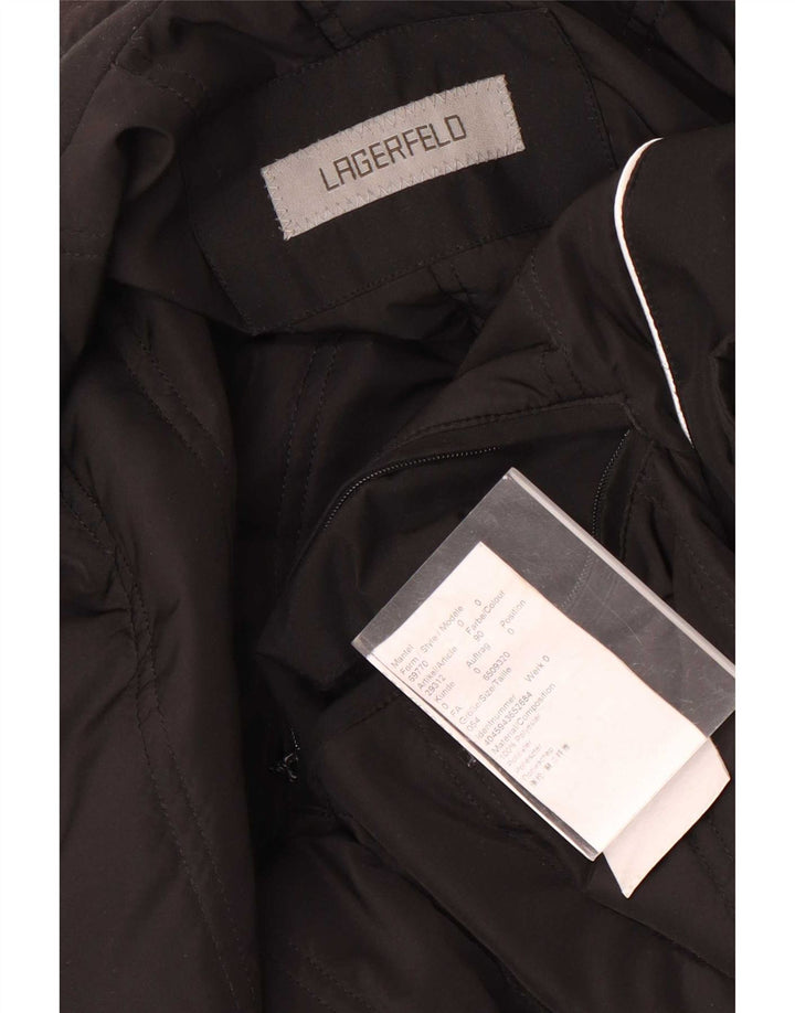 Sobretudo masculino Karl Lagerfeld EU 54 2XL poliéster preto