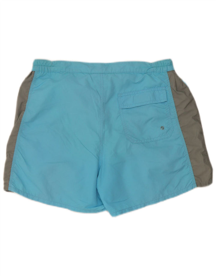 Shorts de natação masculino North Sails médio azul colorblock poliamida