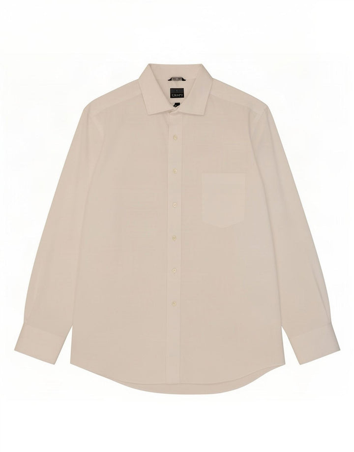 Camisa masculina Chaps tamanho 17 XL branca