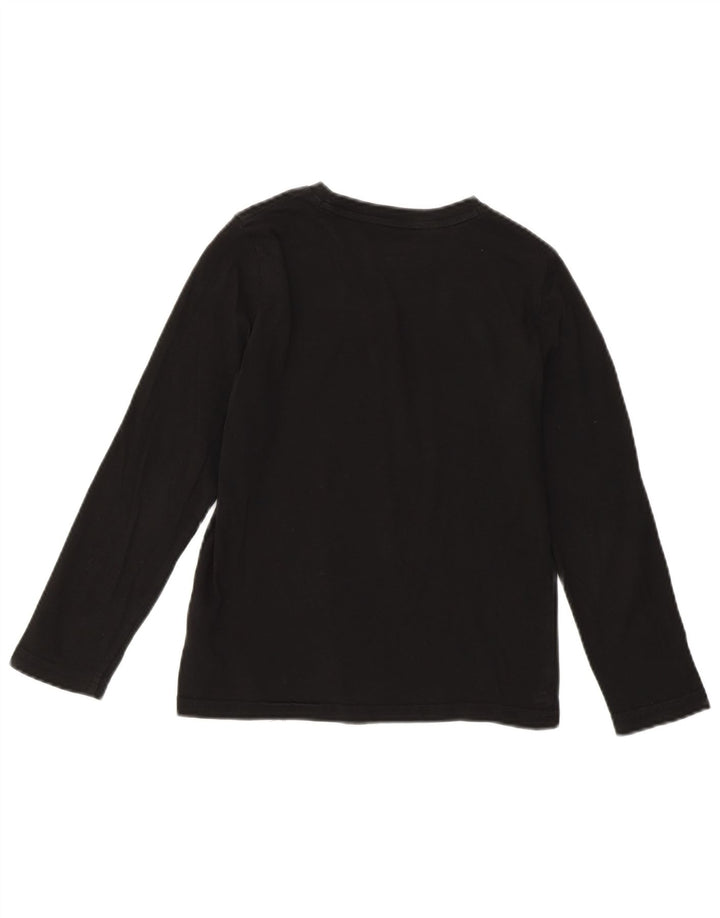 PUMA Boys Graphic Top Long Sleeve 9-10 Years Black