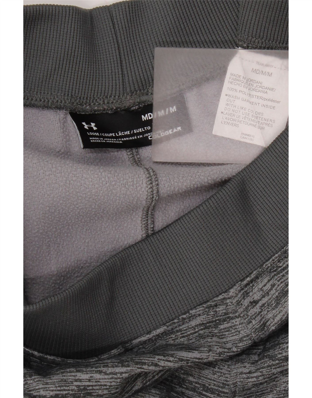 Calça de treino feminina Under Armour Cold Gear Reino Unido 14 cinza médio manchado