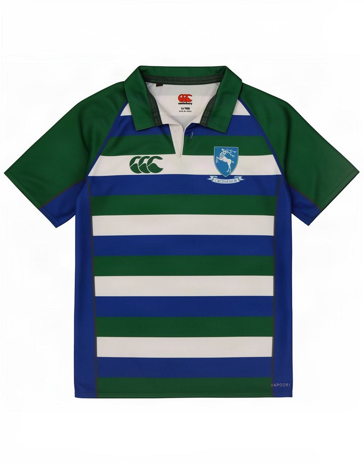 Camisa pólo Canterbury Boys 13-14 anos poliéster listrado multicolorido
