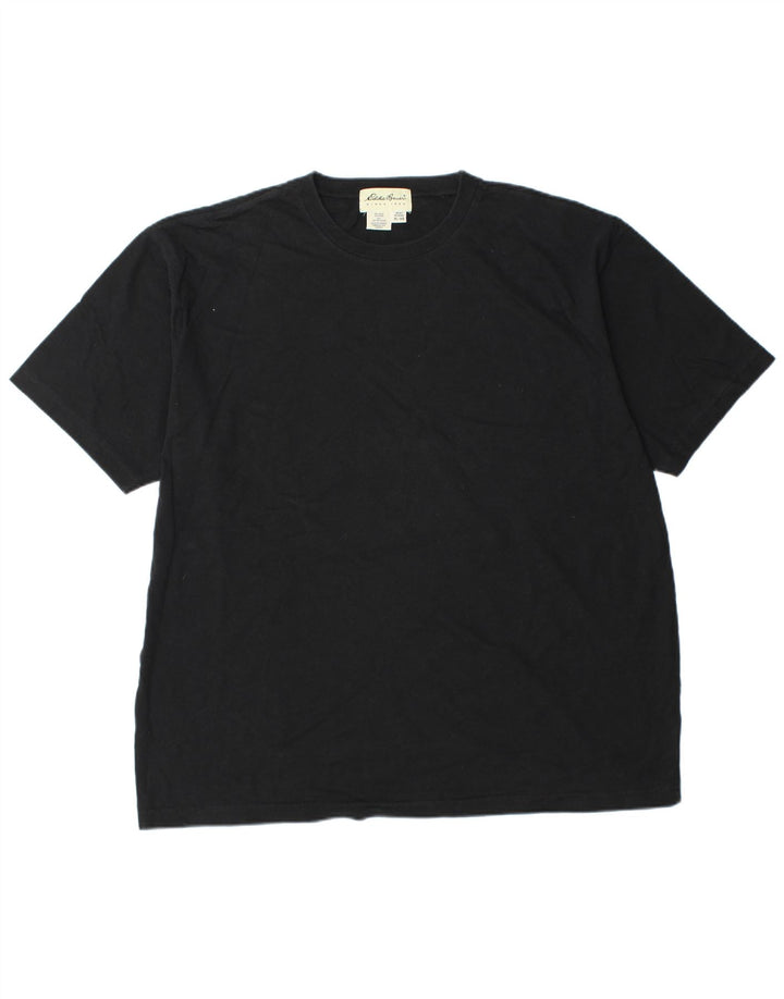 Camiseta masculina EDDIE BAUER Top XL algodão preto
