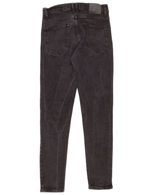 Zara Mens Skinny Jeans EU 38 Pequeno W30 L31 Algodão Preto
