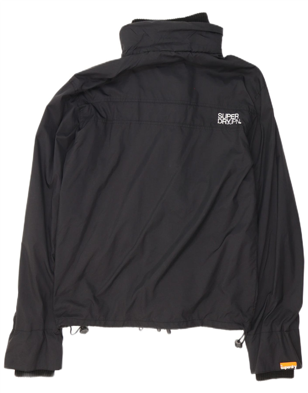 Jaqueta de chuva masculina Superdry Graphic UK 42 XL preto nylon