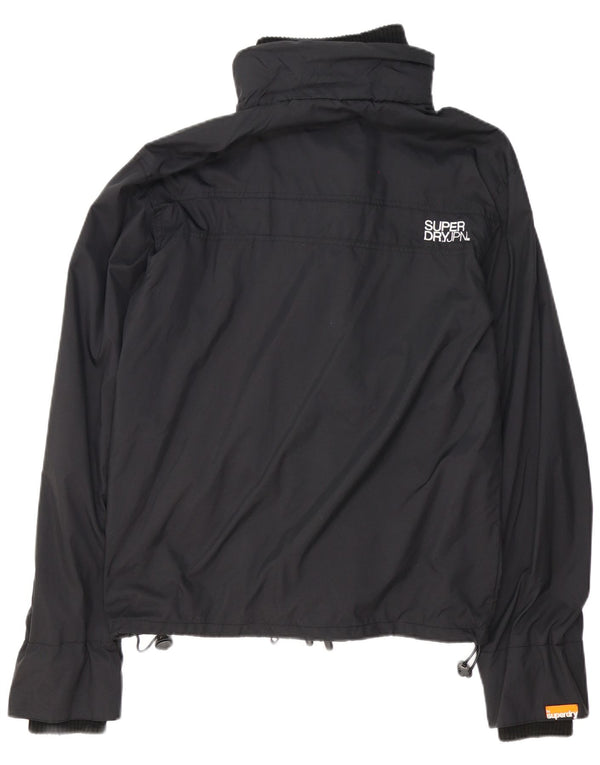 Jaqueta de chuva masculina Superdry Graphic UK 42 XL preto nylon