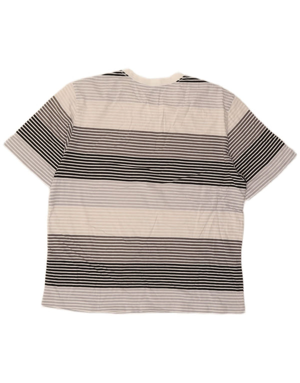 Camiseta masculina Nike Top XL cinza listrada