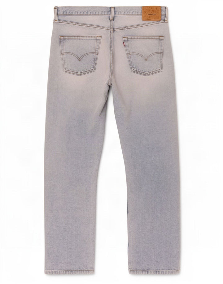 Jeans retos masculinos Levi's W34 L31 algodão azul