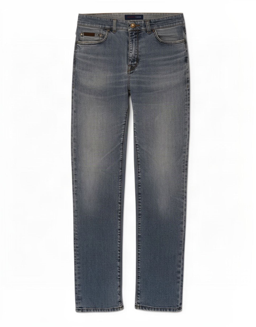 Jeans retos femininos Trussardi W32 L32 azul