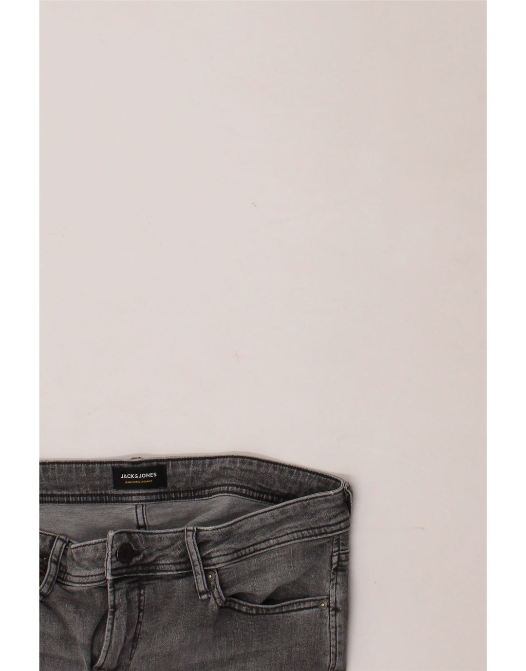 JACK & JONES Mens Liam Skinny Jeans W34 L34 Grey Cotton Vintage Jack & Jones and Second-Hand Jack & Jones from Messina Hembry 