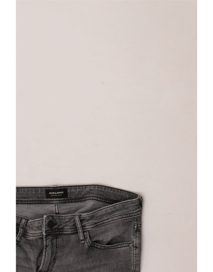 JACK & JONES Mens Liam Skinny Jeans W34 L34 Grey Cotton Vintage Jack & Jones and Second-Hand Jack & Jones from Messina Hembry 