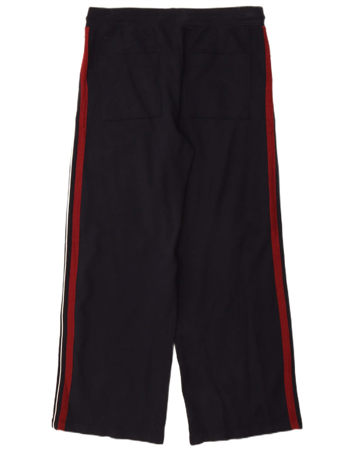 Calça de treino feminina MARKS & SPENCER Reino Unido 16 grande viscose azul marinho