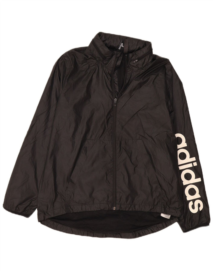 Jaqueta Adidas Feminina Graphic Rain UK 16/18 Grande Poliéster Preto