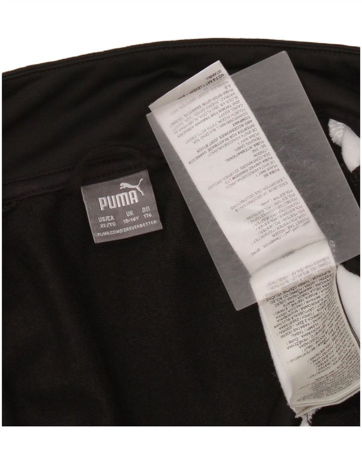 Jaqueta Puma Boys Graphic Tracksuit Top 15-16 Anos Preto Colorblock