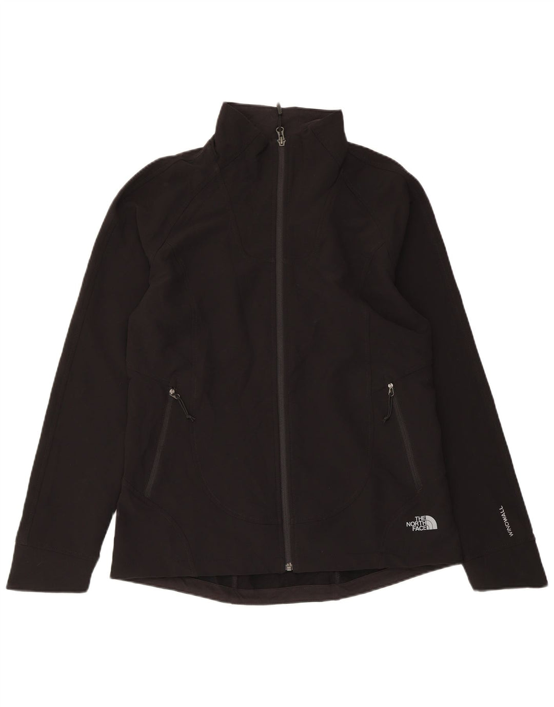 Jaqueta de treino feminina The North Face UK 14 poliéster preto médio
