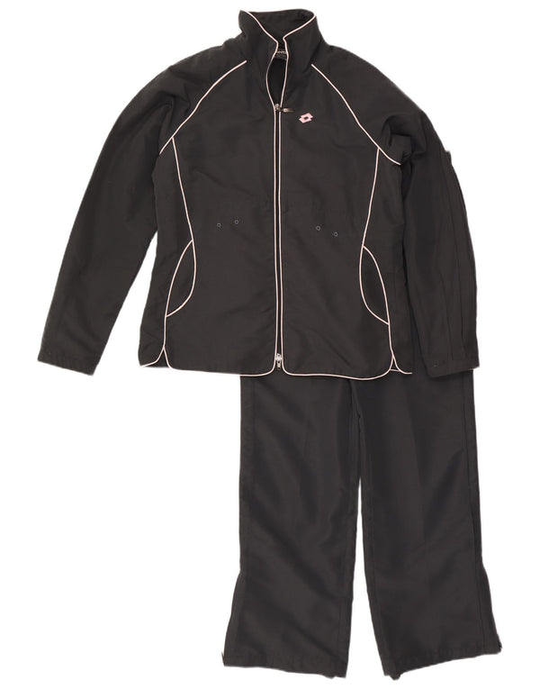Lotto Womens Full Tracksuit UK 10 Pequeno Cinza