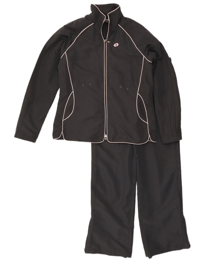 Lotto Womens Full Tracksuit UK 10 Pequeno Cinza