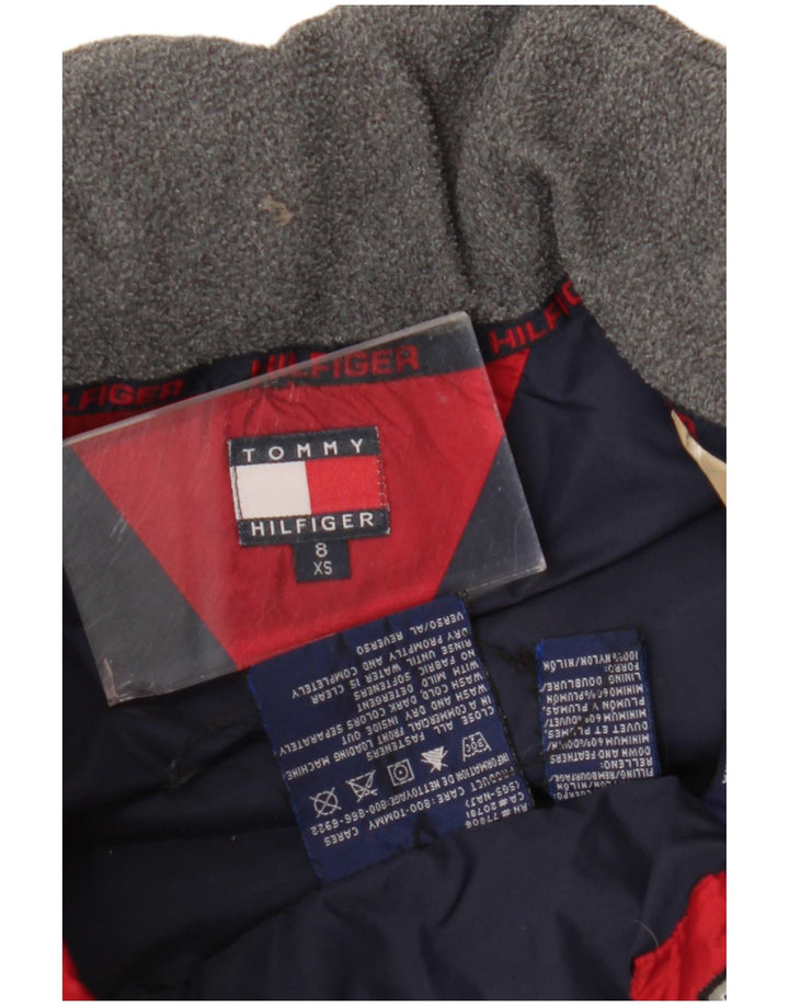 Tommy Hilfiger Jaqueta acolchoada para meninos 7-8 anos XS Bege Nylon