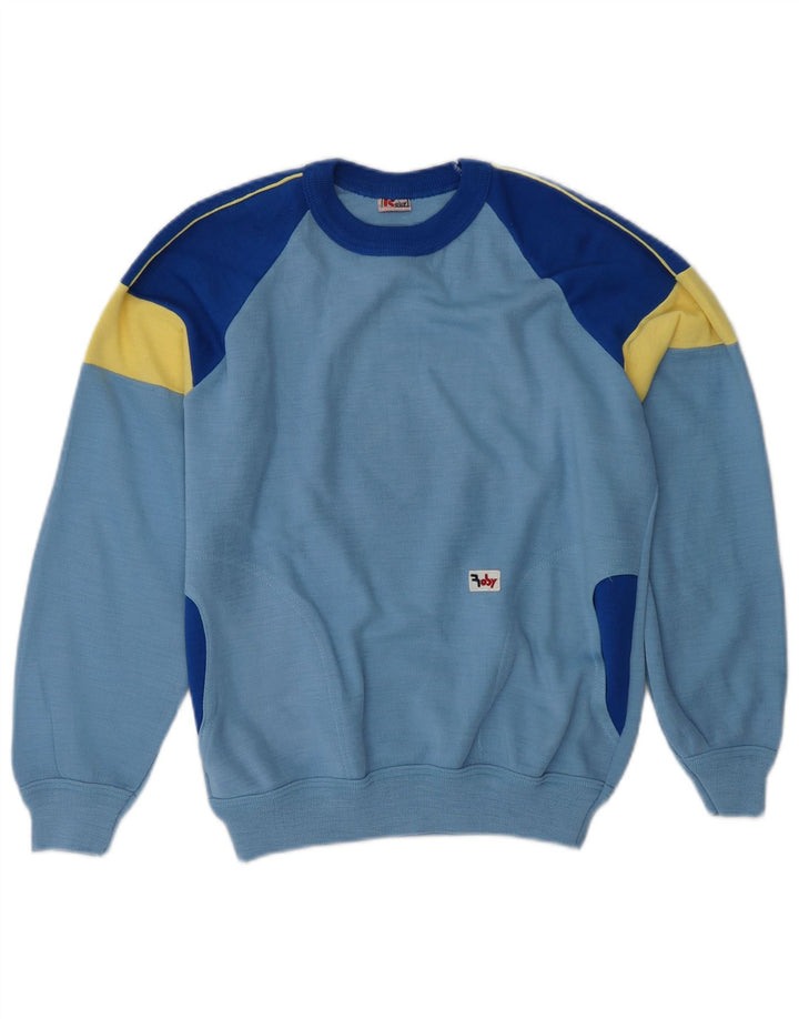 ROBY moletom feminino Jumper IT 44 bloco colorido azul médio