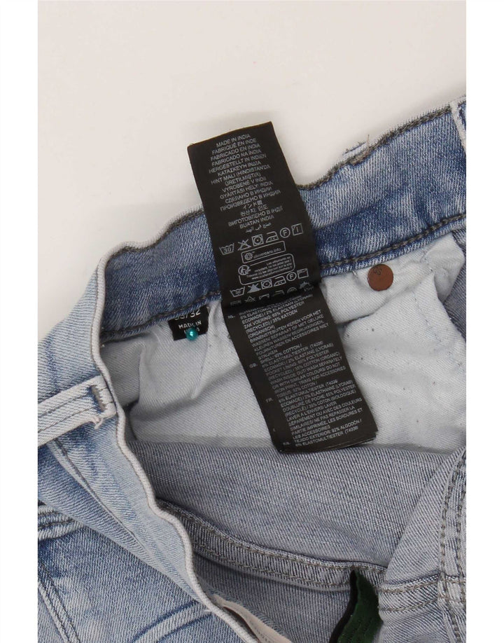 Jeans masculinos G-Star Revend desgastados slim W33 L32 algodão azul
