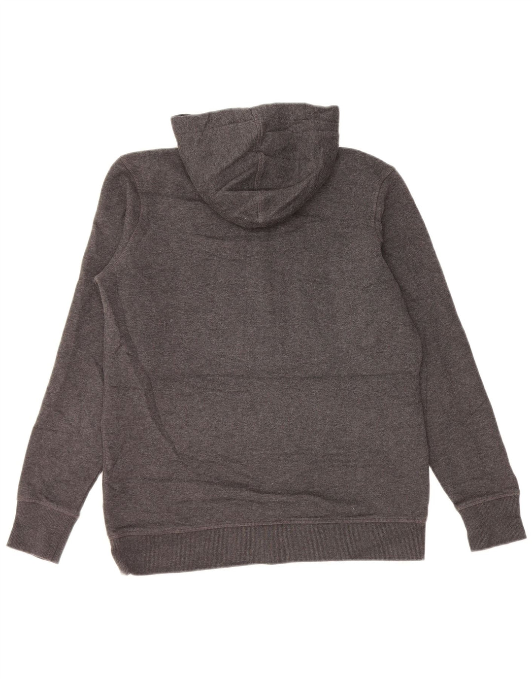 EDDIE BAUER Suéter feminino com capuz e gola redonda Reino Unido 14 algodão cinza médio