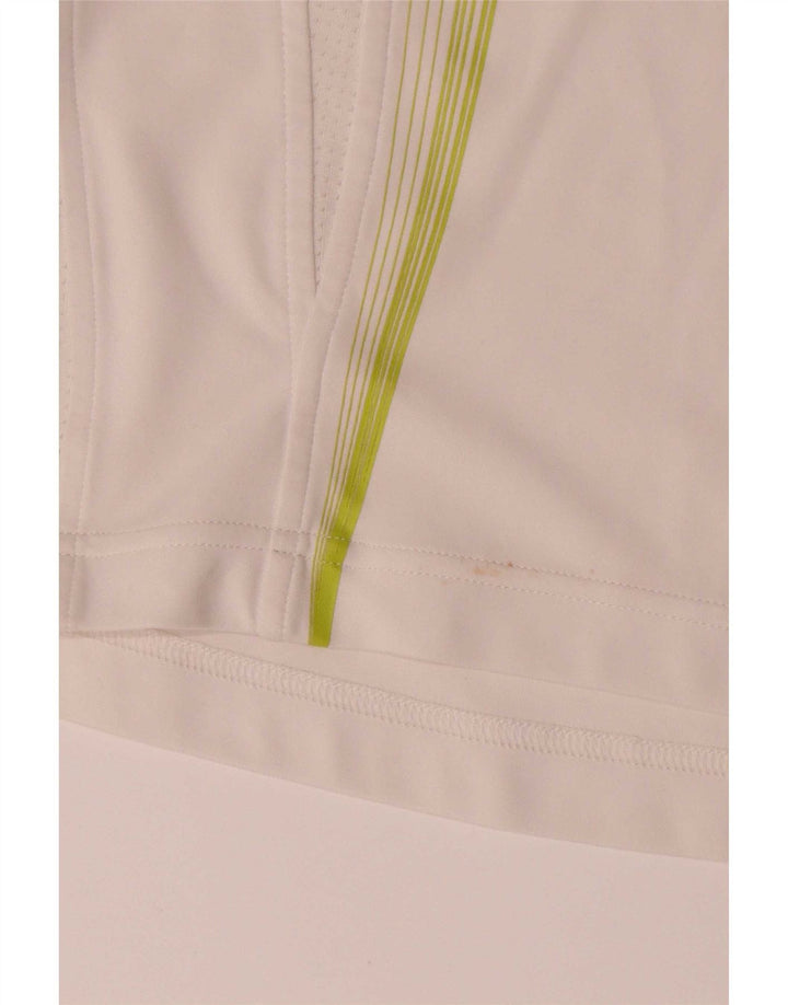 Camiseta Adidas Boys Climacool Top 13-14 Anos Branco Colorblock Poliéster