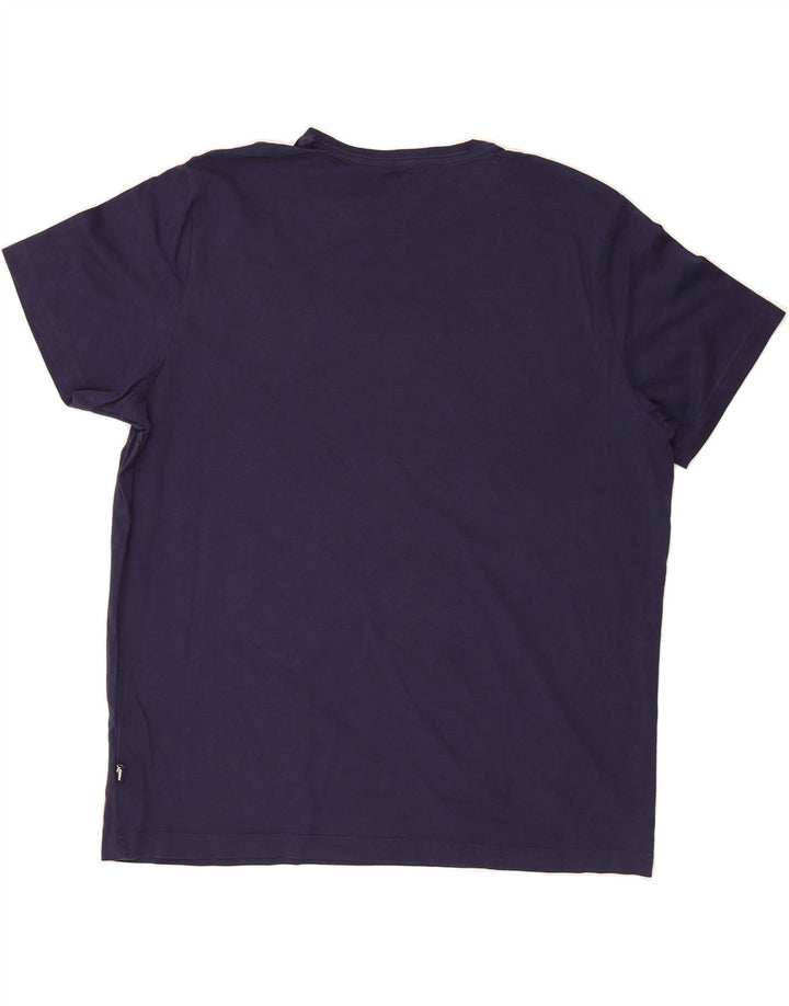 PUMA Mens T-Shirt Top XL Navy Blue Cotton Vintage Puma and Second-Hand Puma from Messina Hembry 